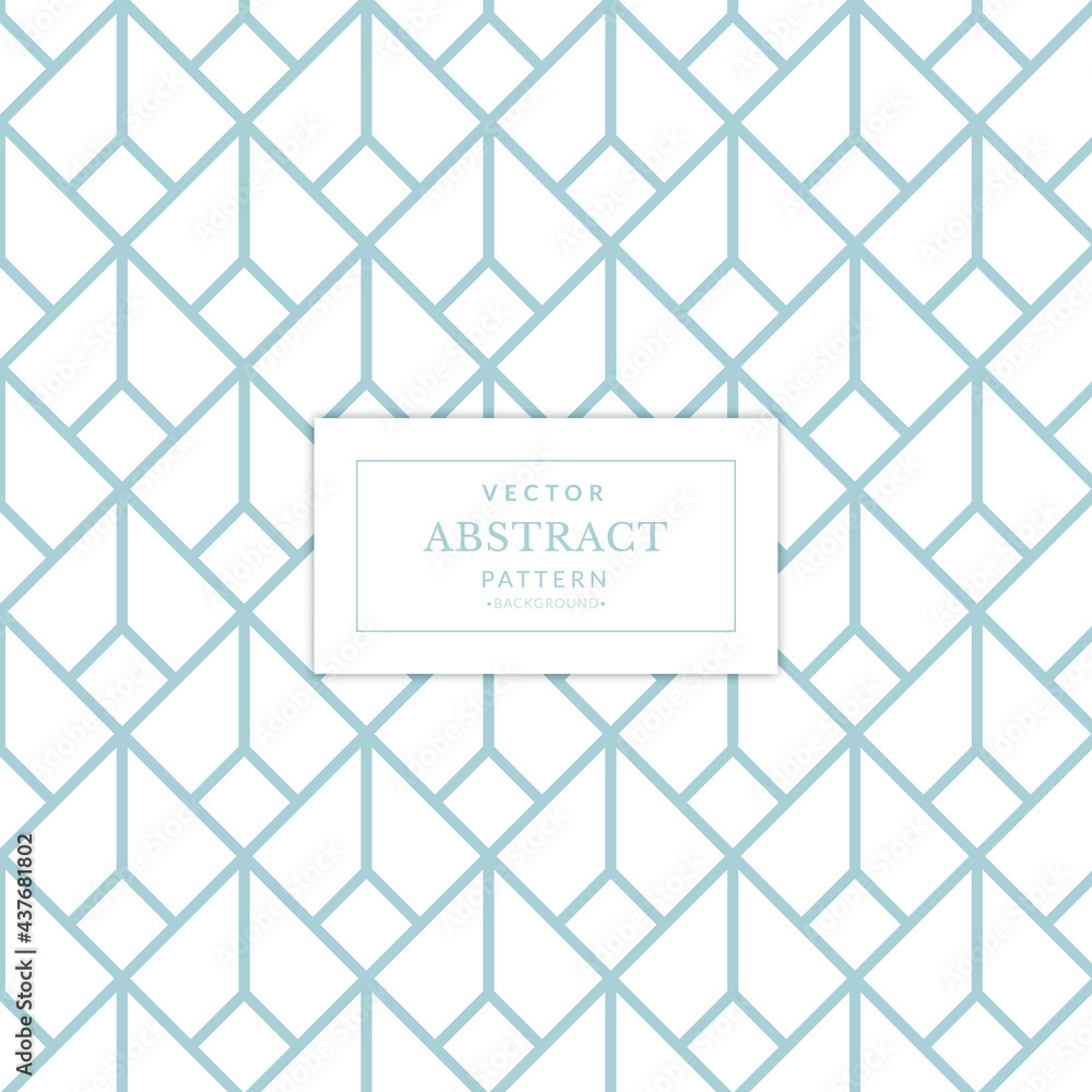 Aufkleber vintage hexagonal decorative pattern. hexagonal line pattern background.