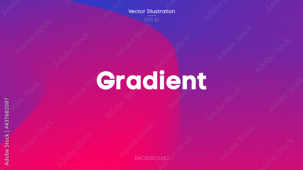 Aufkleber gradient background color, vector illustration. abstract background with fluid colors. eps 10.