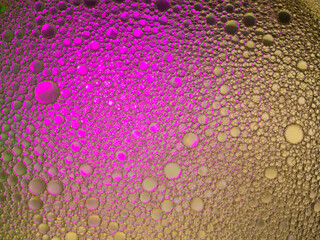 Mosaic of colored bubbles