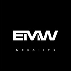 EMW Letter Initial Logo Design Template Vector Illustration