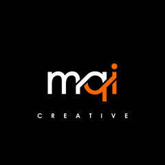 MQI Letter Initial Logo Design Template Vector Illustration