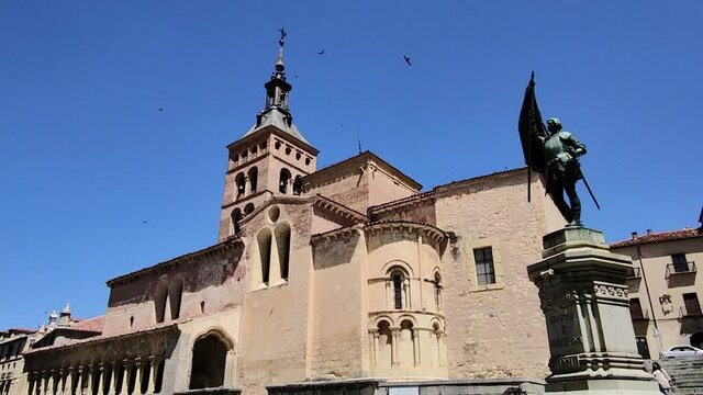 Iglesia de San Mart&iacute;n en la ciudad de Segovia, Espa&ntilde;a