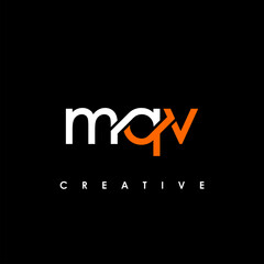 MQV Letter Initial Logo Design Template Vector Illustration