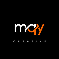 MQY Letter Initial Logo Design Template Vector Illustration