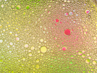 Mosaic of colored bubbles