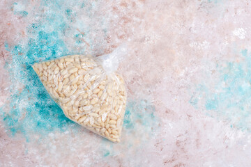 Homemade organic delicious roasted peanuts.