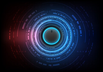 Circuit technology background with hi-tech digital data