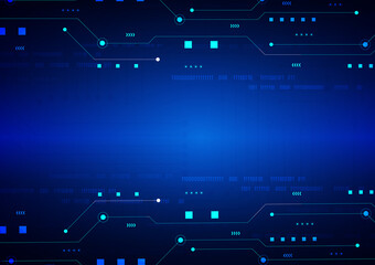 Circuit technology background with hi-tech digital data