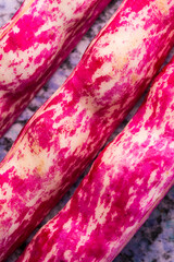 Pinto beans, pod in a closeup