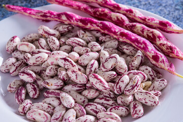 Obraz premium Pinto beans in a closeup