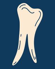 Tooth icon. Medical Tooth symbol. Healthy tooth concept. Dental. Vector flat illustrations. Isolated