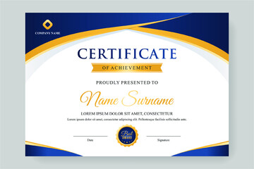 Fototapeta premium certificate design
