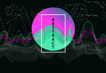 Artistic covers design. Creative colors backgrounds. Trendy futuristic design