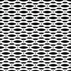 vector seamless pattern with triangular elements. abstract ornament for wallpapers and backgrounds. Black and white colors.