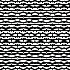 Fototapeta premium vector seamless pattern with triangular elements. abstract ornament for wallpapers and backgrounds. Black and white colors.