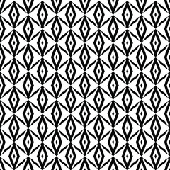 vector seamless pattern with triangular elements. abstract ornament for wallpapers and backgrounds. Black and white colors.