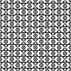 vector seamless pattern with triangular elements. abstract ornament for wallpapers and backgrounds. Black and white colors.