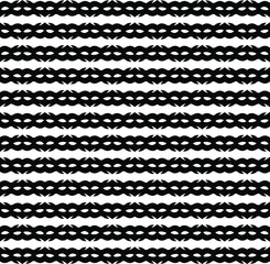 vector seamless pattern with triangular elements. abstract ornament for wallpapers and backgrounds. Black and white colors.