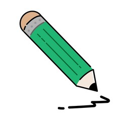  鉛筆・文房具のベクターイラスト