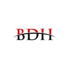 BDH swoosh horizon initials, letter corporate logo designs inspiration