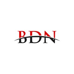 BDN swoosh horizon initials, letter corporate logo designs inspiration