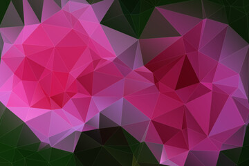 Fototapeta premium vector Low poly crystal background. Polygon design pattern. Low poly illustration, low polygon background.