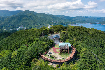 恋人の聖地　鵜倉園地の展望台