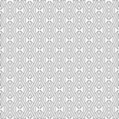 Vector geometric pattern. Repeating elements stylish background abstract ornament for wallpapers and backgrounds. Black and white colors.