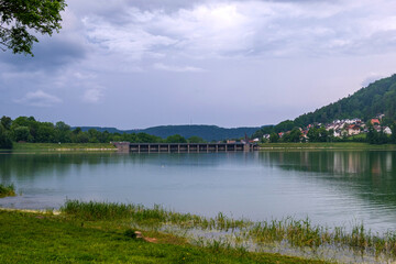 Schleusentore des Happiger Stausees in Bayern
