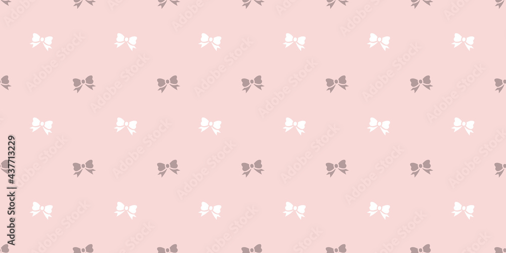 Poster bow seamless repeat pattern background.
