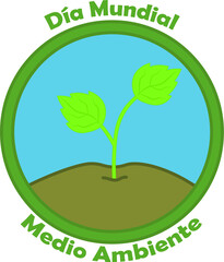 Logo para el día del medio ambiente.