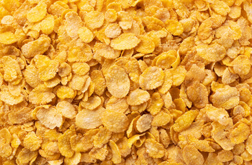Cornflakes all over the screen. View from directly above.
