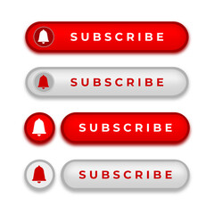 subscribe button collection with different color