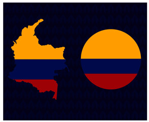 America Latine 2020 teams.America Latine soccer final.Colombia map