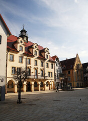 Streets in Sigmaringen town, Germany