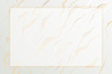 Vector abstract horizontal background in nude color. Imitation marble or stone with gold and gray streaks and cracks. Frame or border for decoration.