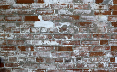 Old dirty brick wall texture background