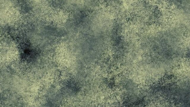 The slow flow of a dirty gray green background