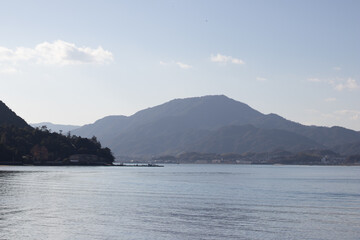 lake in the mountains