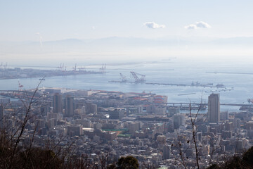 View over Kobe Japan