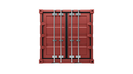 3d illustration of freight box container for shipping