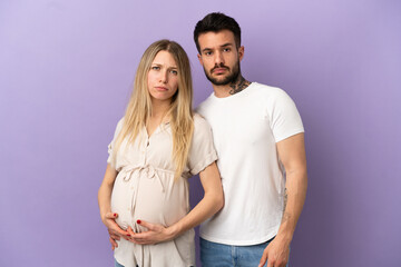 Young couple pregnant