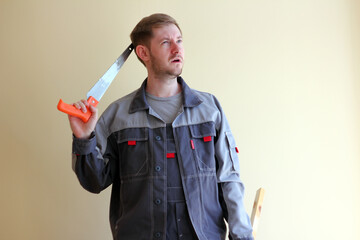 worker in the uniform