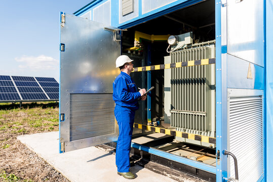 Execution of electrical measuring works on the power transformer