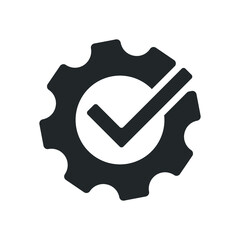 setting complete icon design vector