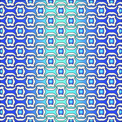 Geometric vector pattern with azure and blue gradient. simple ornament for wallpapers and backgrounds.