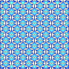 Geometric vector pattern with azure and blue gradient. simple ornament for wallpapers and backgrounds.