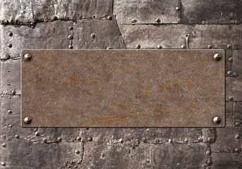 Grunge background in steampunk style