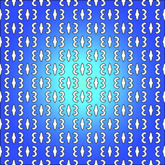 Geometric vector pattern with azure and blue gradient. simple ornament for wallpapers and backgrounds.