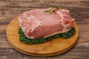 Pork meat piece for cooking